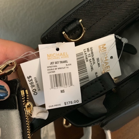 New MK set 🖤 medium Selma satchel & double zipper - Picture 4 of 6